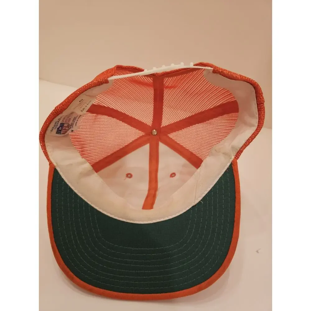 Vintage Rare 1970's Tampa Bay Buccaneers ORANGE Hat Snap Back YA Korea Excellent